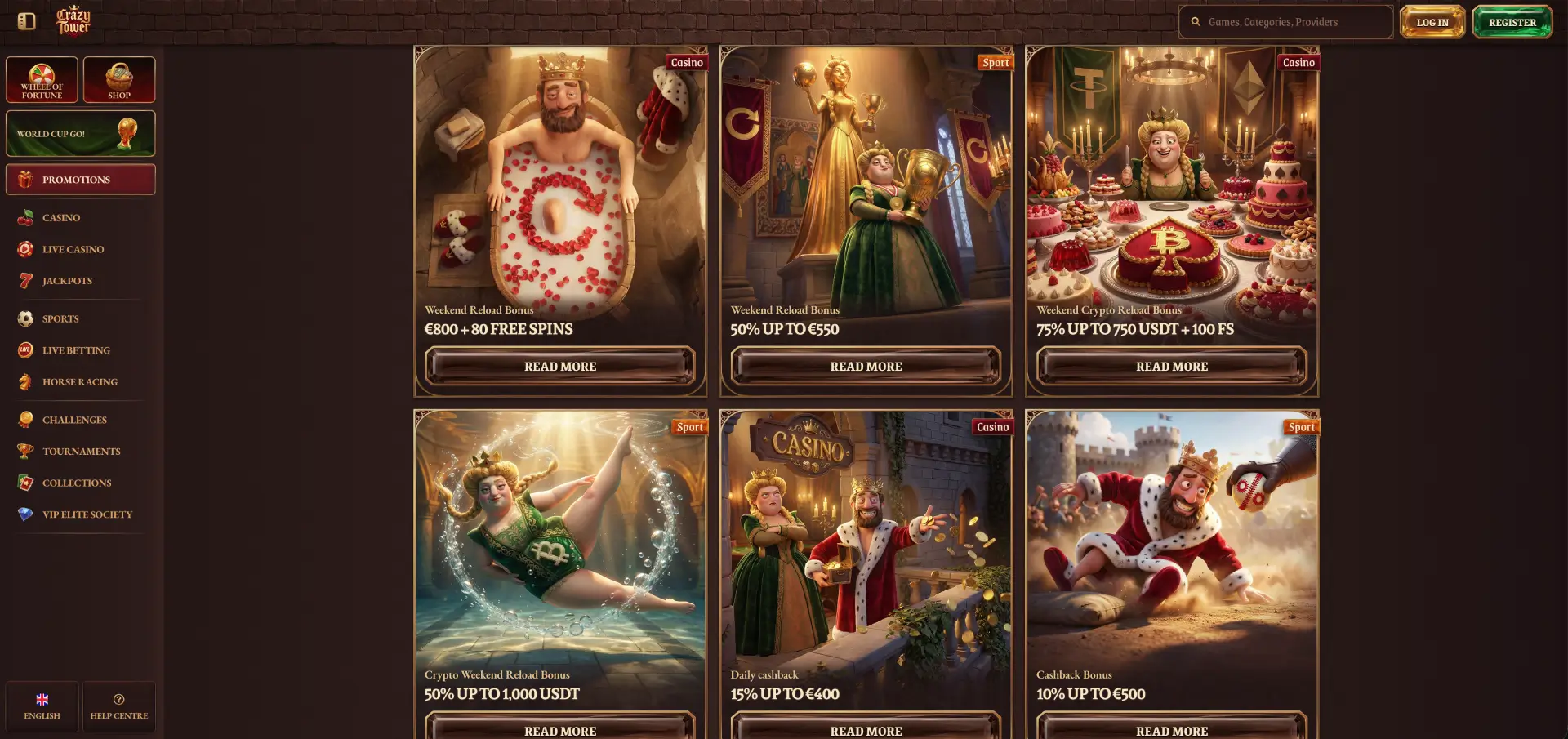 Crazy Tower Casino Promotionen und Bonusangebote Crazy Tower Casino Promotionen und Bonusangebote